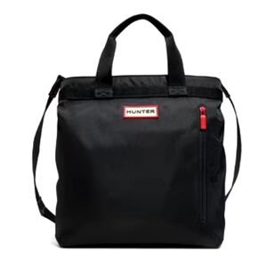 HUNTER HYBRID BACKPACK TOTE CROSSBODY BLACK OVER SHOULDER